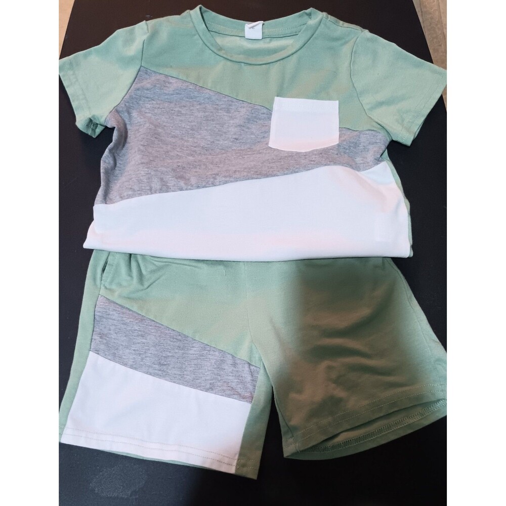 Green gray and white wonder nation outfit